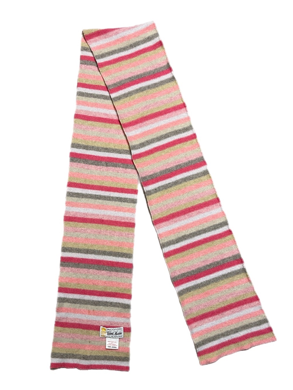 Vintage 100% Wool Robert Mackie of Scotland Scarf
